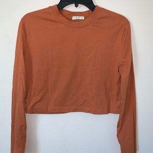 Long sleeve crop top